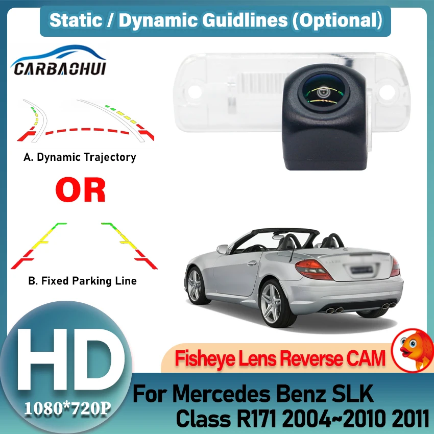 

Backup Rear View Camera For Mercedes Benz SLK Class R171 2004~2011 Fisheye Lens HD Night Vision parking license plate Camera