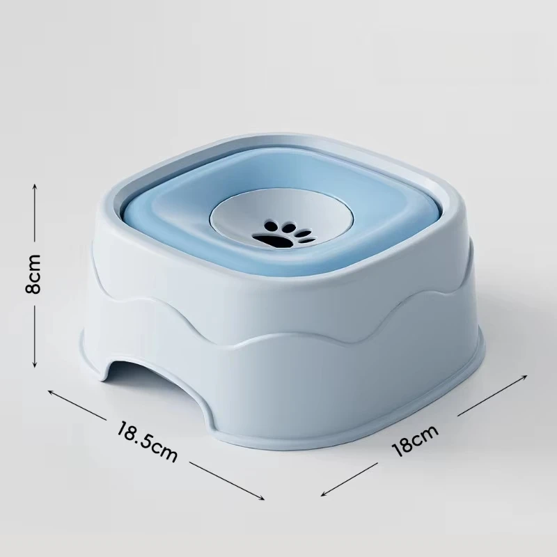 Slow Feeder Water Dispenser Pet Water Bowl with Floating Disk No Spill Dispenser for Dogs Cats Splash-proof Slow Drink Feeder view 5