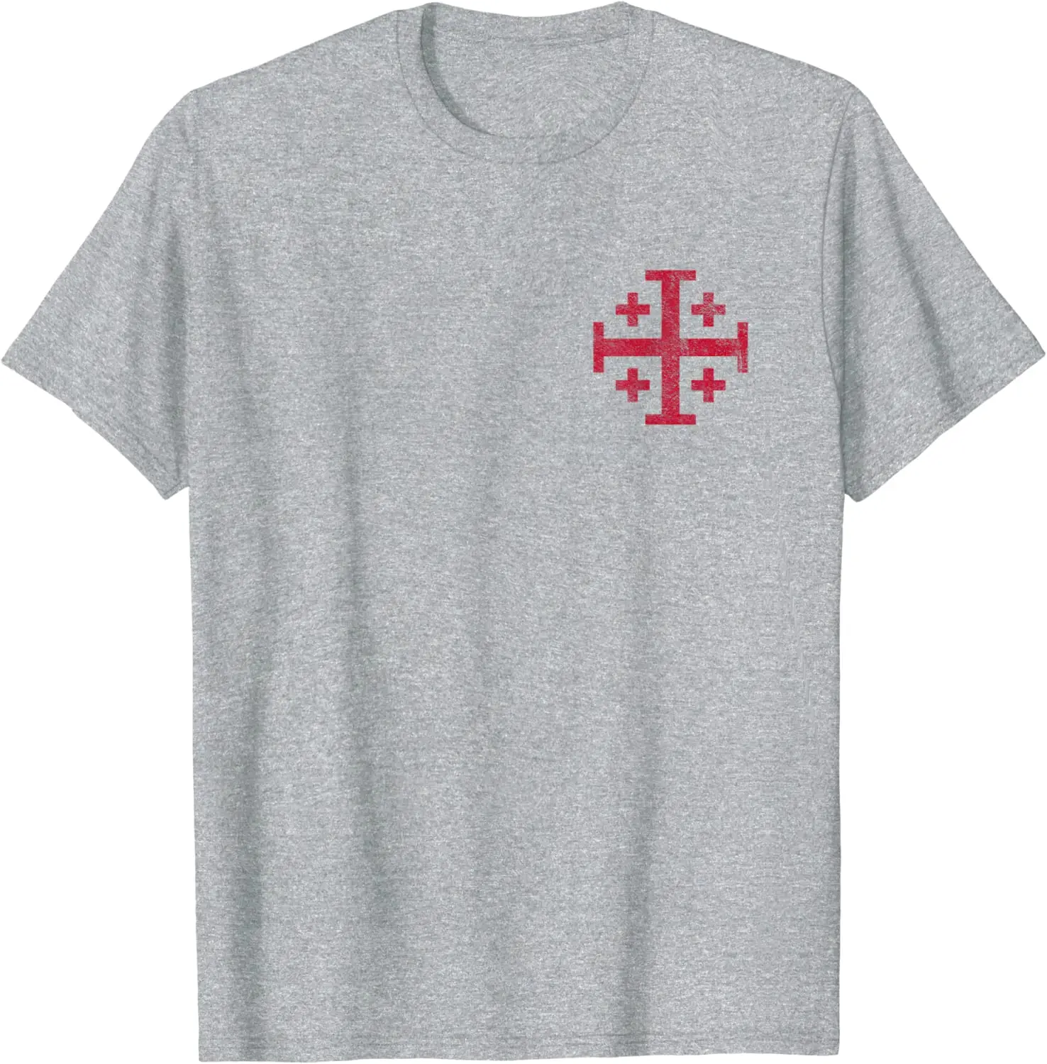 Knight\'s Templar Jerusalem Cross Kingdom of Jerusalem Men T-Shirt Short Sleeve Casual 100% Cotton O-Neck Summer TShirt