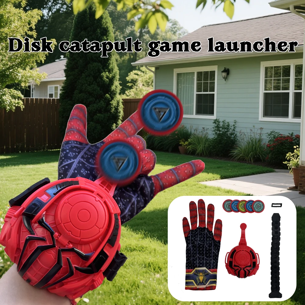 Ci sono lanciatori di giochi catapulta a cinque dischi, adatti ai bambini di età superiore a 3 anni, possono riprodurre giochi multigiocatore