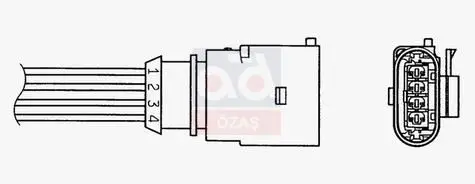 96573 for LAMBDA senquestion 13 GOLF.VII-A3 1.2tsi-1.4tsi 