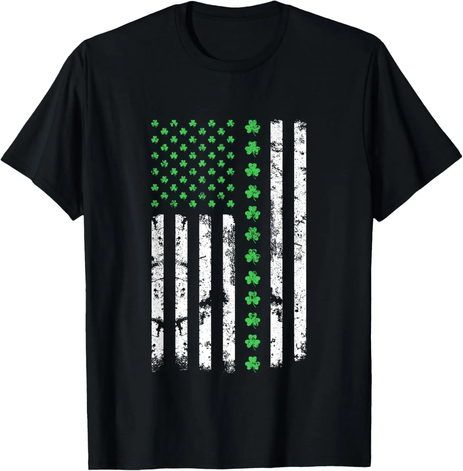 

New t-shirt - Saint Pattys Irish St Patricks Day Shamrock American Flag T-Shirt