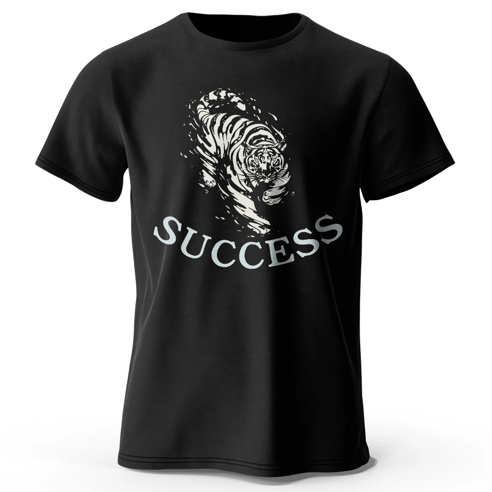 Zeitgenössisches bedrucktes T-Shirt aus 100 % Baumwolle, atmungsaktives Rundhals-Kurzarm-T-Shirt, Unisex-Alltagsstil