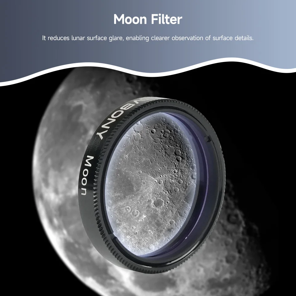 Svbony SV233 1,25-Zoll-Okular Achtteiliges Teleskop-Zubehörset für Astronomische Planetenbeobachtung – Detail 26