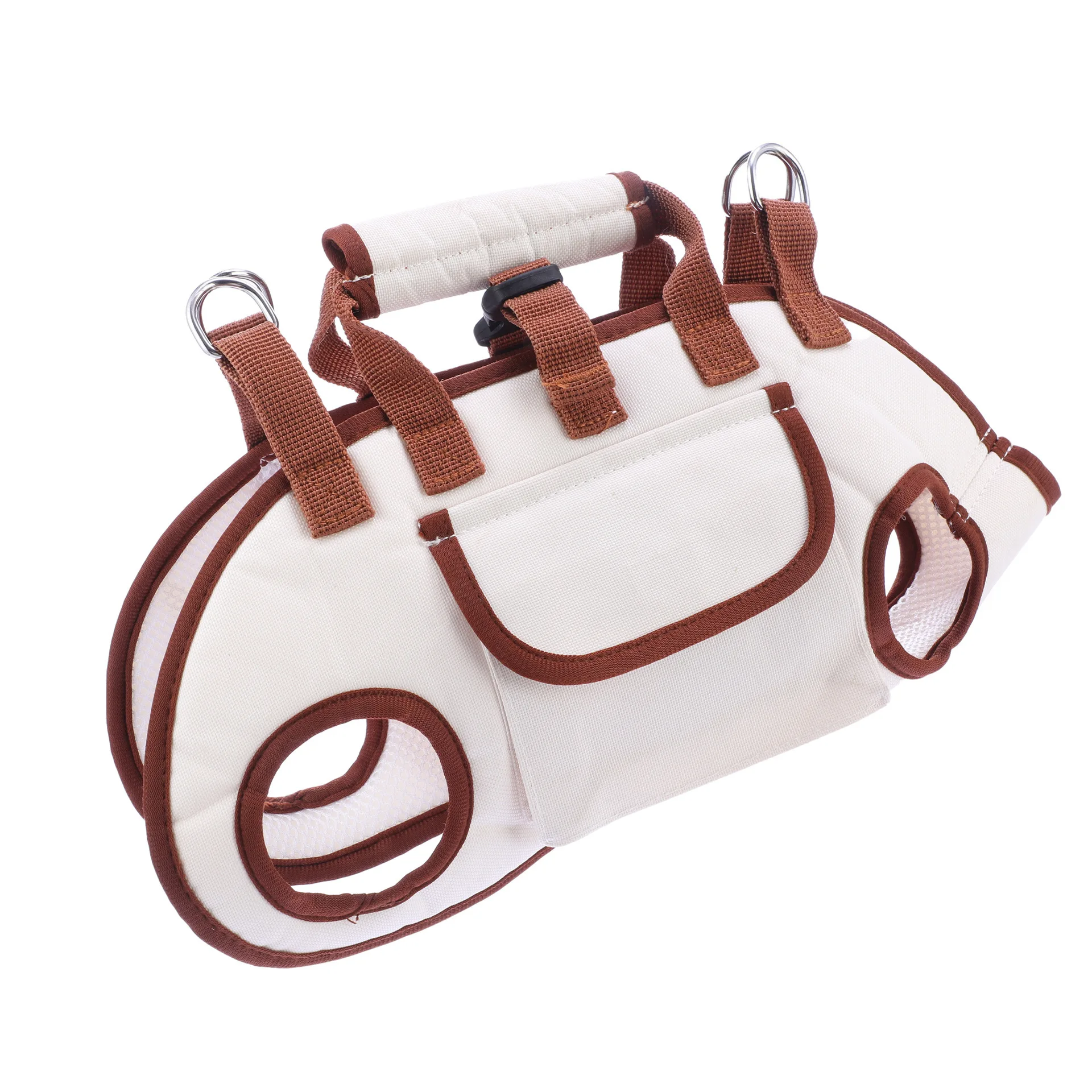 Mochila transpirable para perros pequeños con patitas fuera exterior
