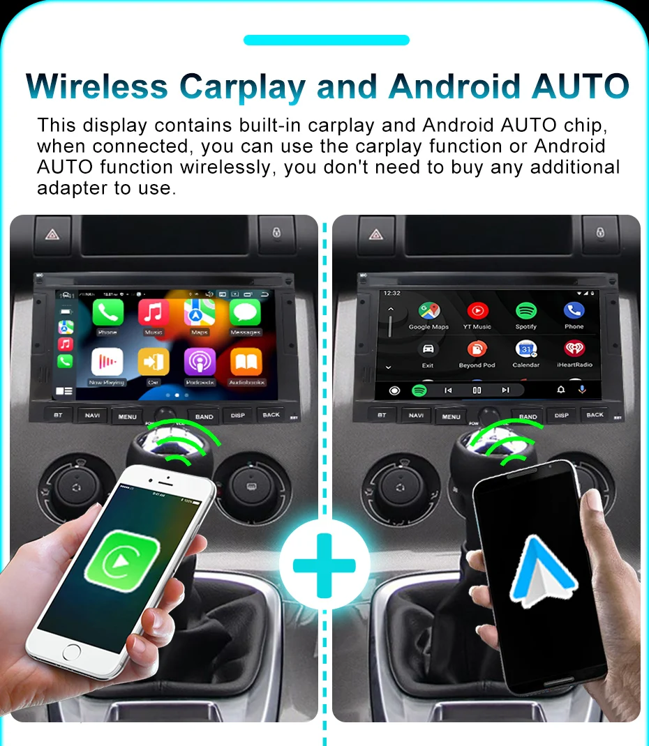 7-Zoll-Bildschirm Android 15 Autoradio Kabelloses Carplay Stereo für Peugeot 3008 5008 2010-2016 Bluetooth 2DIN Multimedia-Player GPS – Detail 8