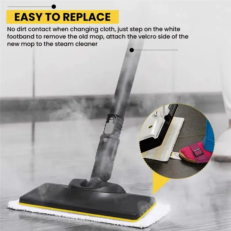 

【ELATED】Easyfix SC1, SC2, SC3, SC4, SC5, совместимый с пароочистителем Karcher, сменный набор тканей из микрофибры, аксессуары