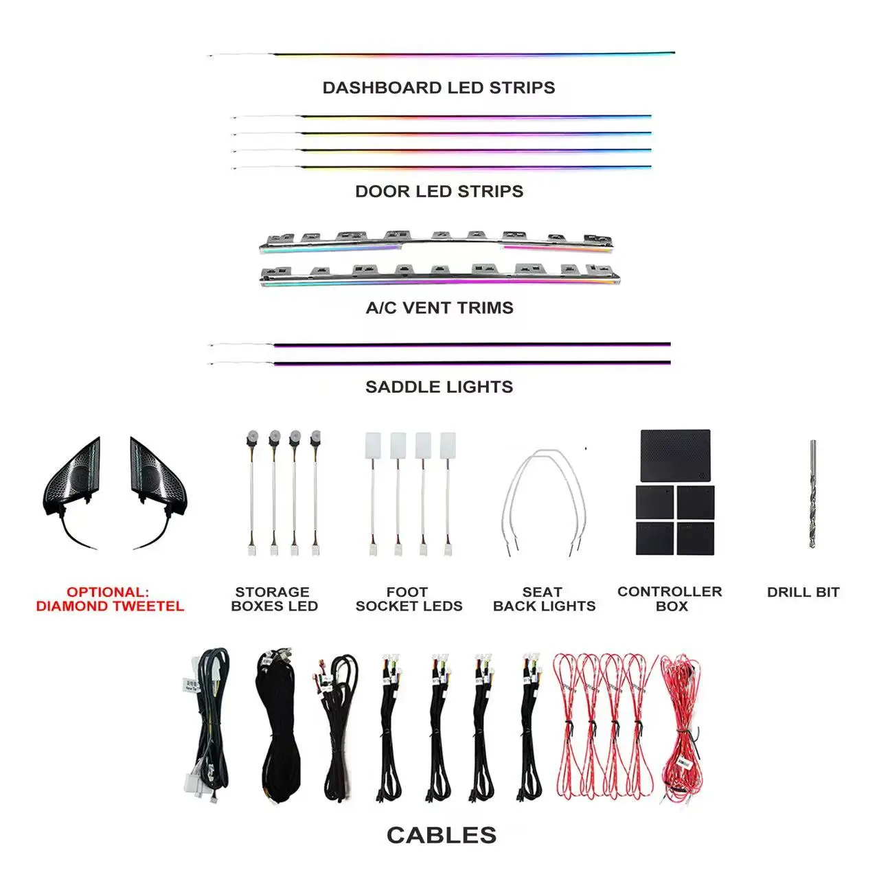 

Voyeego автомобильное окружающее освещение, светодиодное обновление, внутреннее окружающее освещение для Tesla Model 3 2019-2020, комплект автомобильного окружающего освещения