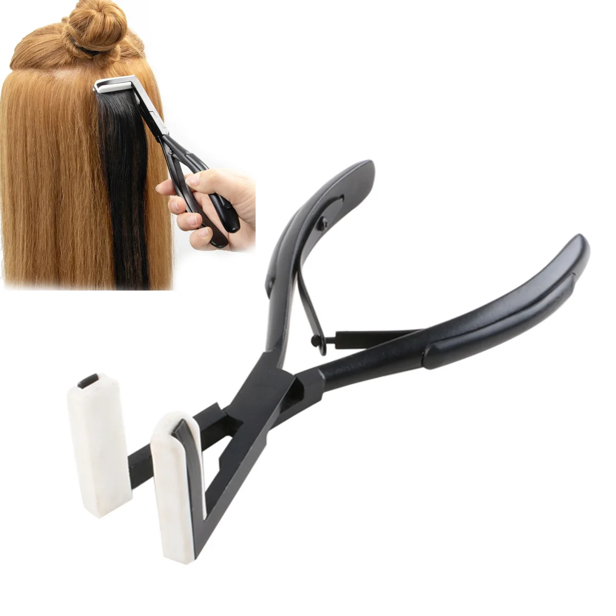 

Tape hair plier Design For Tape Hair Tape Hair Pliers 4.5cm Hair Extension Tools Ergonomic