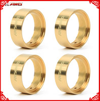 4x brass wheel weights 100g φ33.5*11.8*φ25.2mm for FMS EAZYRC ROC Hobby 1-18 crawlers not for Mogrich upgrade part