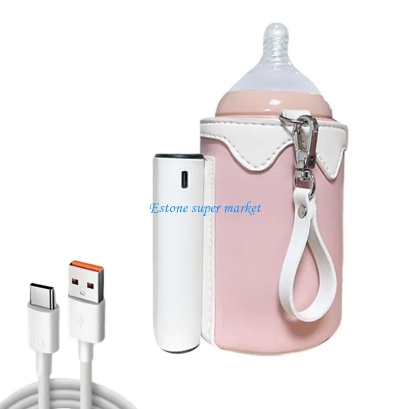 

090B Rechargeable Battery Powered Bottle Warmer Portable Bottle Warmer Bag for Travel