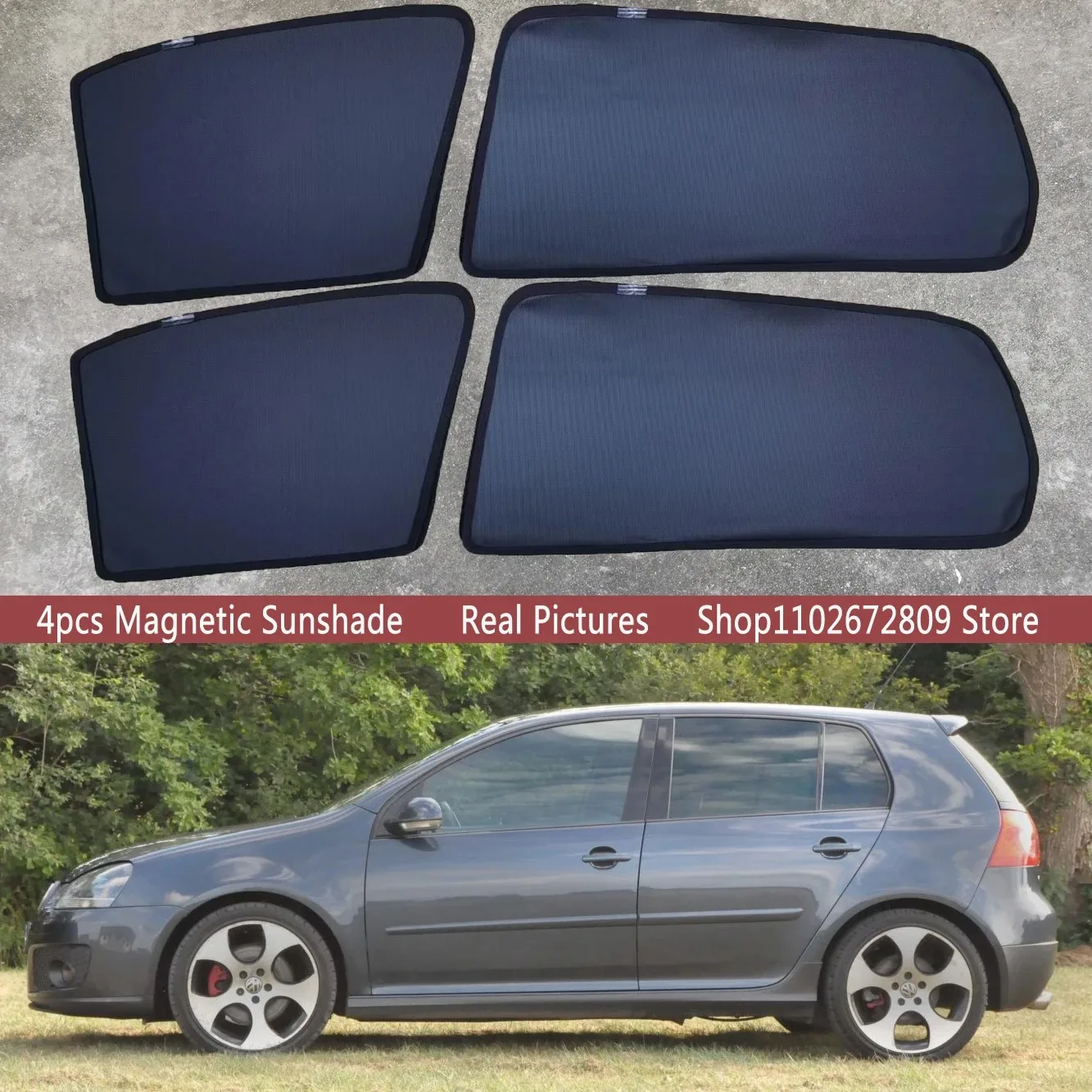 

Магнитная солнцезащитная шторка на лобовое стекло для Volkswagen VW Golf 5 Hatchback MK5 2004-2008 GTI R32 Golf 5