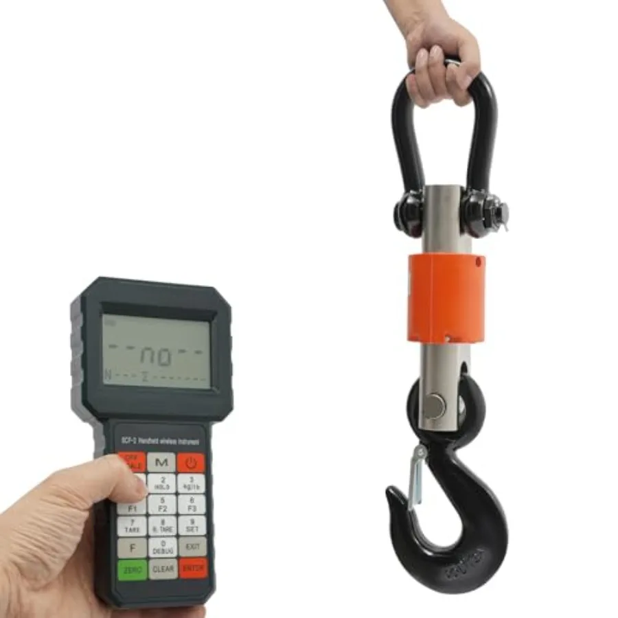 

Digital Crane Scale 22000lb Heavy Duty Industrial Hanging Weight Hoist Scale in KG/LB, for Farms, Workshops, Hunting and Livest