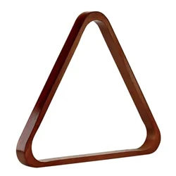 Estante triangular de billar, trípode de madera duradero de 1/4mm, 2-57,2 bolas de billar, accesorios de bolas de billar