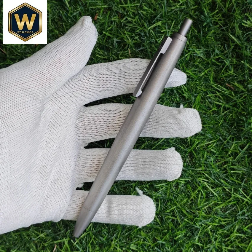 Discounted All-Metal Titanium Alloy Ballpoint Pen Office Use Black 0.5mm Refill PK LAMY 2000 Look