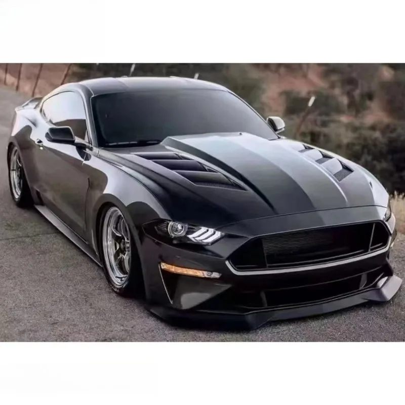 

MRD Carbon Fiber Hood for Mustang 2018-2023 Real Carbon Fiber Hood Regular Style Carbon Fiber