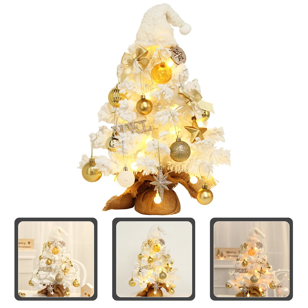 

Mini LED Light Desktop Up Festival Decor Table Christmas Led Christmas Tree Scene Desktop Tree nament