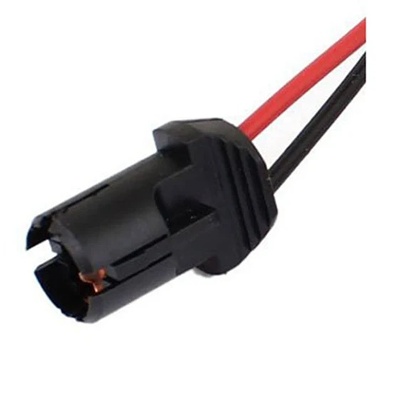 2 peças t10 w5w 168 194 lâmpada do carro soquete soquete para soquete de vidro luz de estacionamento conector preto