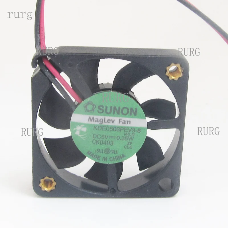 R+ 1-piece SUNON MagLev KDE0503PEV3-8 30x30x6mm 3006 DC5V 0.35W 2-pin DC cooling fan