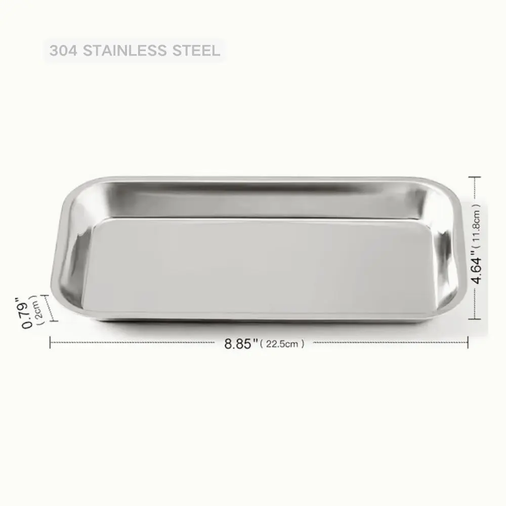 Tattoo Tray Stand Stainless Steel Heavy-Duty Portable Surgical Dental Tray Lab Instrument Storage Organizer for Tools  Jewelry