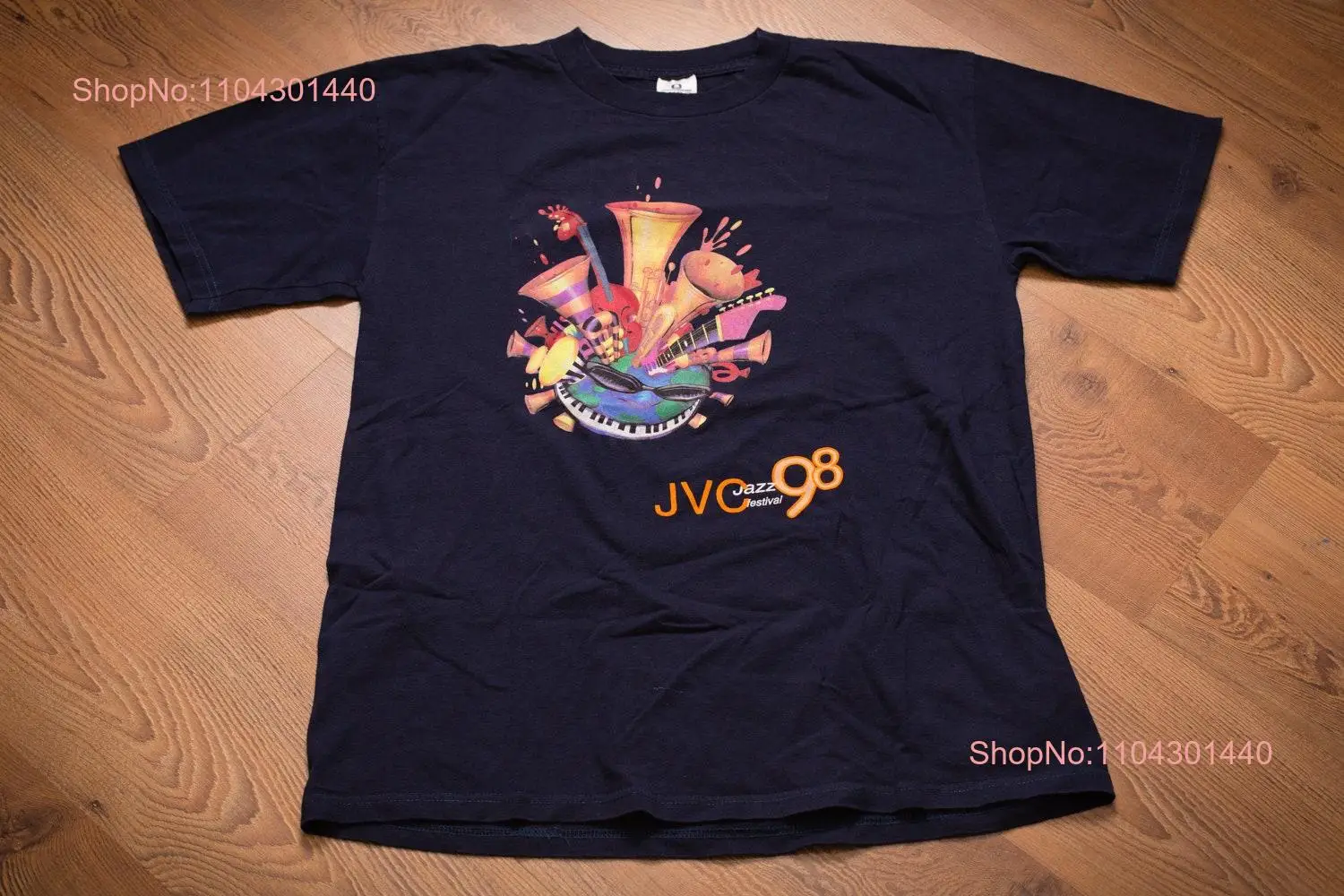 90s JVC Jazz Festival 1998 T Shirt L Vintage Newport RI Blues Music Fest long or short sleeves