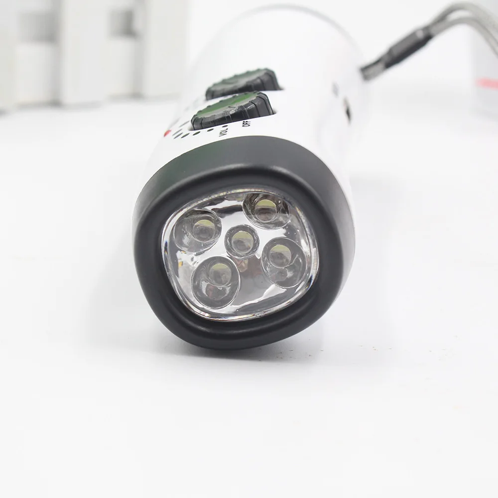 Hand Crank Radio And Charger Stay Powered Anywhere Anytime Hand Crank Generator Flashlight Mobile Phone Charger Outdoor Light