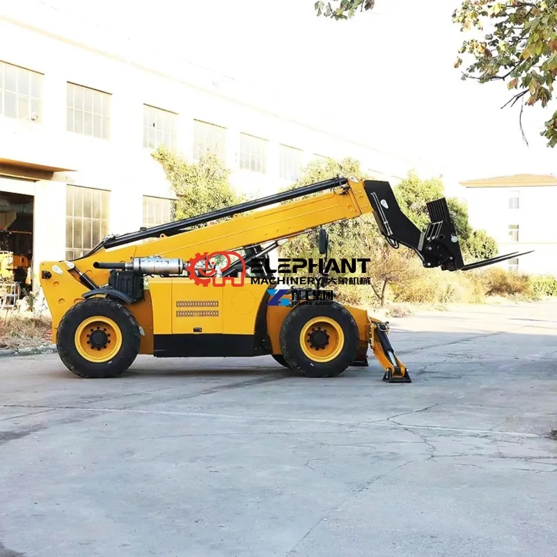 3 Ton Telescopic Handler Forklift 14m Rough Terrain Telehandler Loader with Telescopic Boom for Construction Agriculture