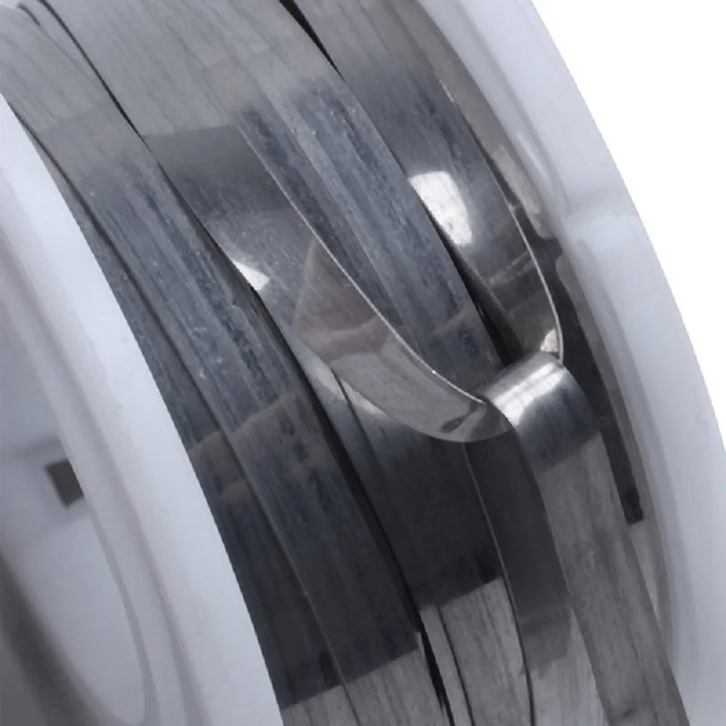 Alambre calefactor plano nicromo para elementos calefactores, 7,5 M, 24,6 pies, 0,2x3mm