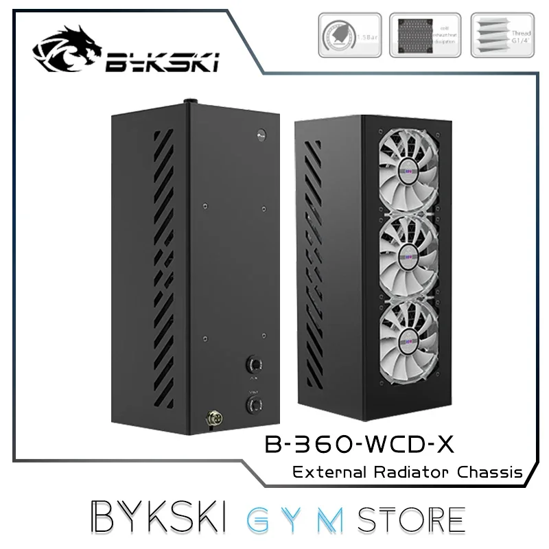 

Bykski Computer Water Cooling External Heat Sink Case 360 PC Radiator Notebook Server Beauty Medical B-360-WCD-X