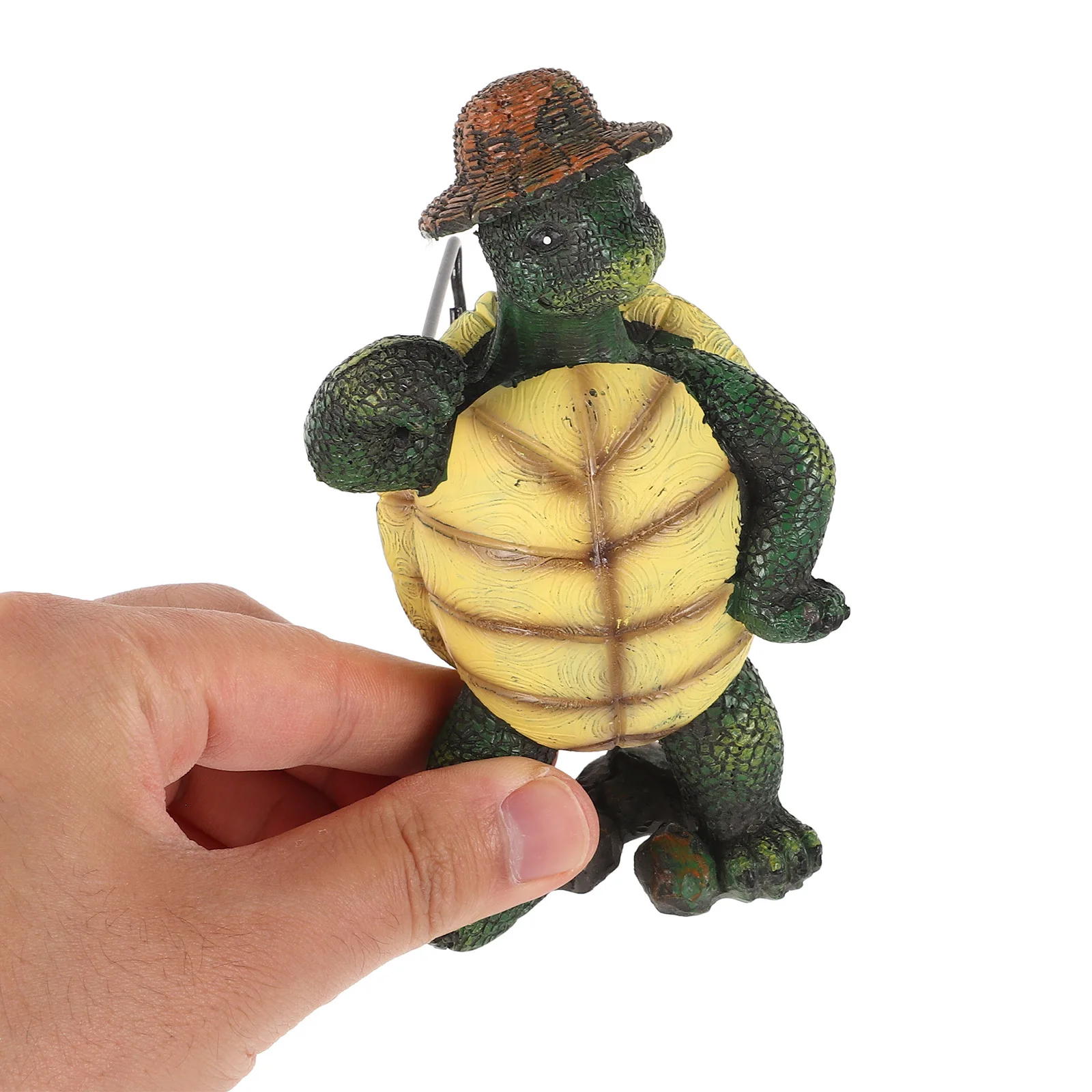 

Resin Turtle Garden Ornament Exquisite Weather-Resistant Backyard Sculpture for Patio Landscape Decoration Outdoor Tortoise Art