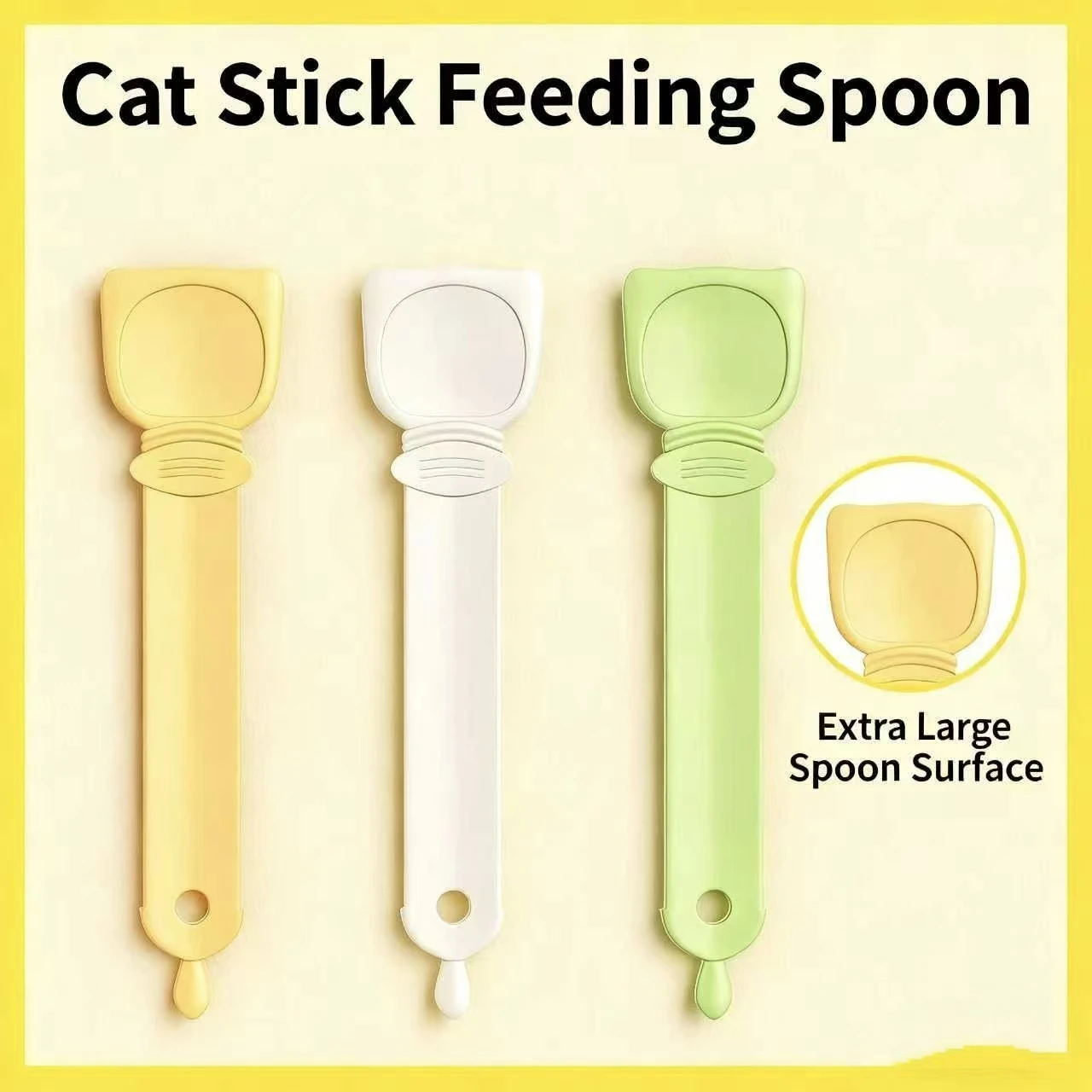 

Cat Treat Dispenser Squeeze Tool Cat Feeding Spoon Cat Treat Gadget Pet Snack Special Cat Treat Spoon Supplies