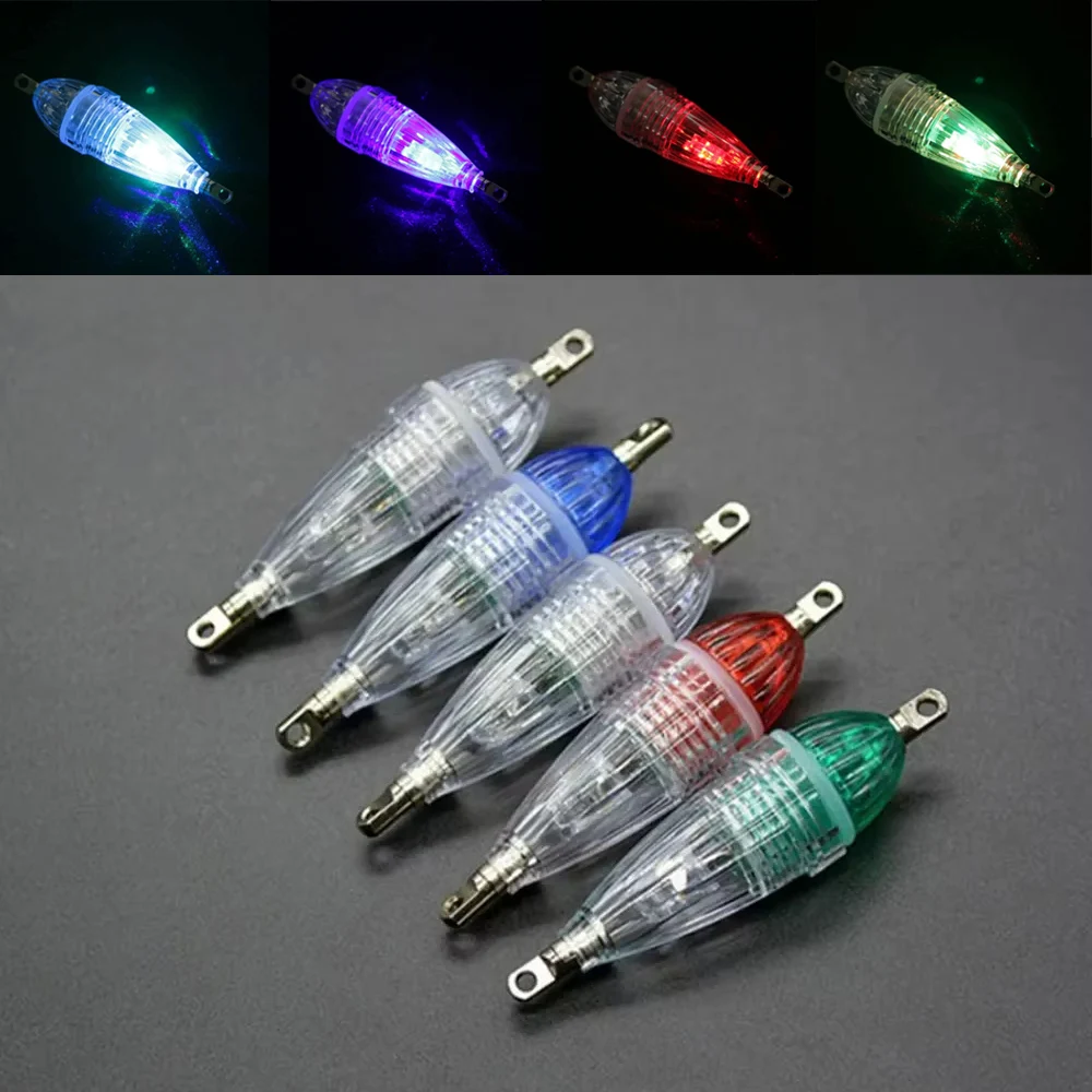 

Mini LED Fishing Light 6CM Waterproof Underwater Red/White/Blue/Green Float Squid Battery For Fishing Freshwater Lighting Lamp