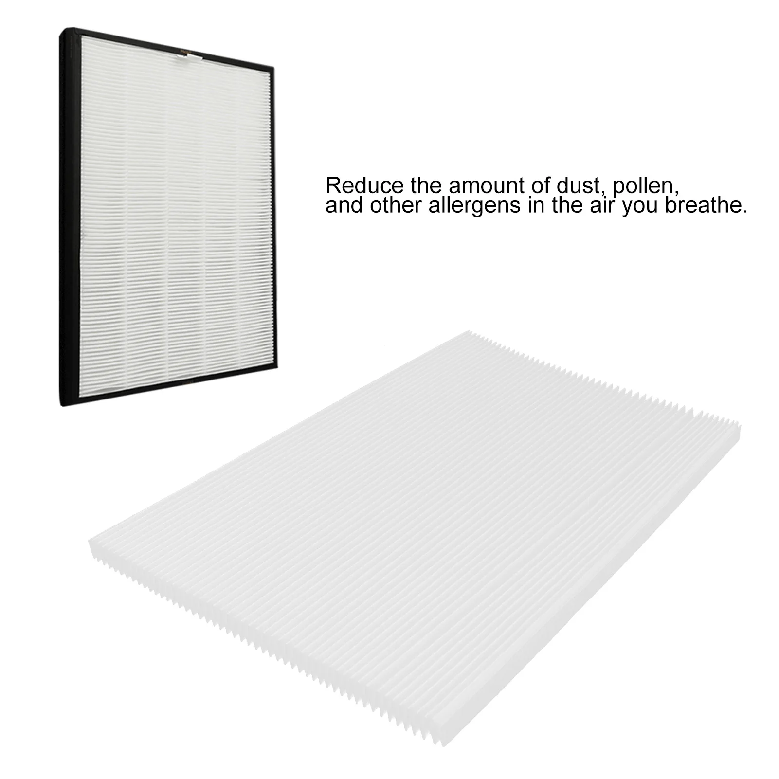 فلتر هواء HEPA ورقي PET لتنقية الهواء العالمي توقف حبوب اللقاح الغبار للحساسية