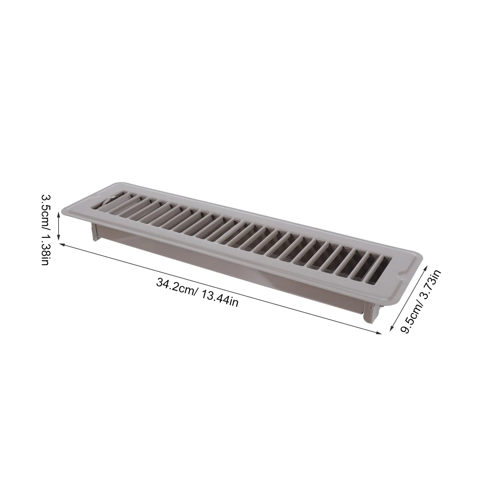 Floor Register 2x12 Heavy Duty Walkable Metal Air Vent Covers Adjustable Floor Register Cover for Home Wall Ac Ventilation