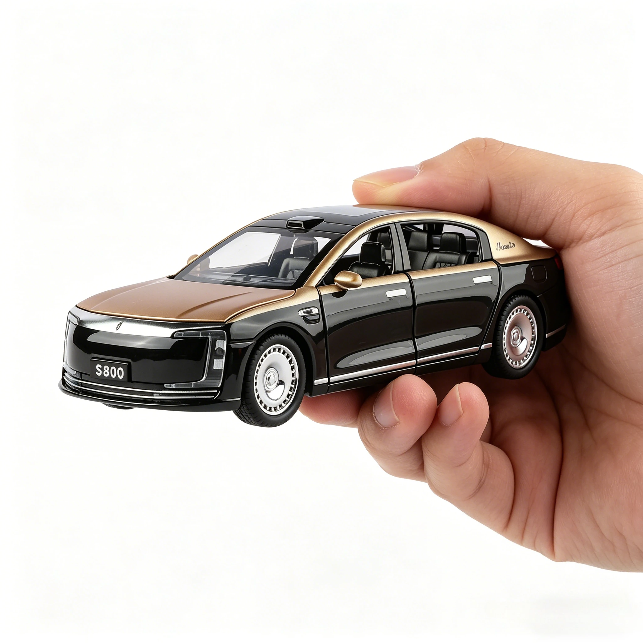 

1:32 MAEXTRO S800 luxury car Alloy Metal Diecast Model Car Sound and Light Pull Back Children's Toy Collectibles Birthday Gifts