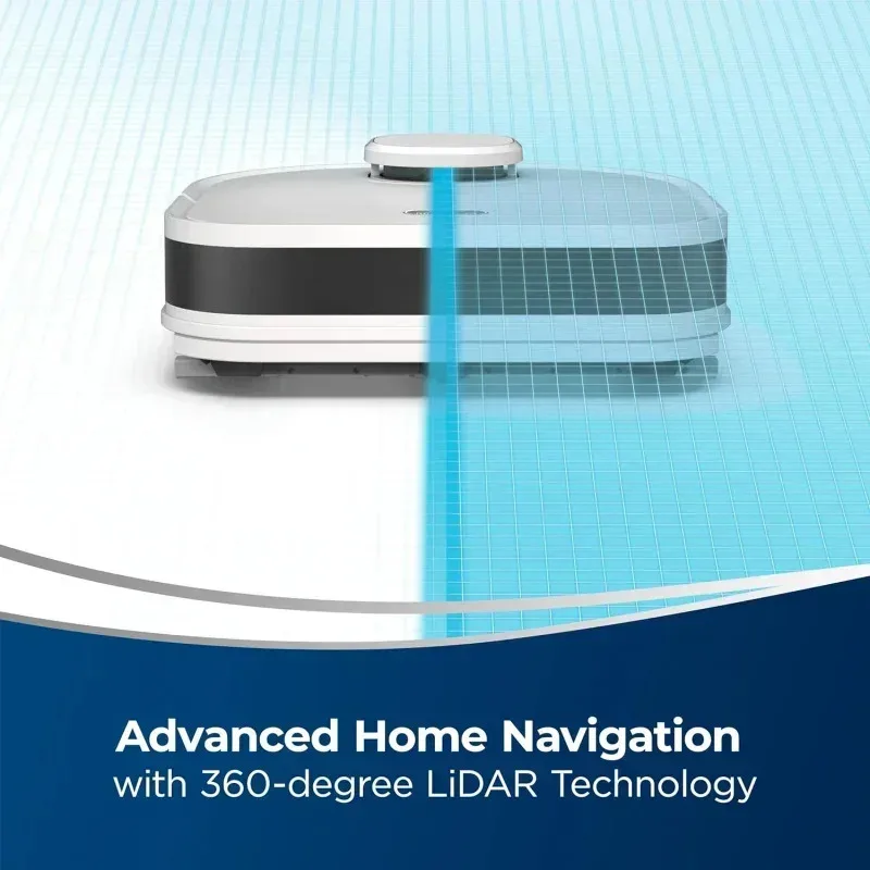 TGBFABISSELL ReadyClean Wet/Dry Mopping Hard Floor Robot,Auto-Pad Change Technology,LiDAR Advanced Mapping,WiFi-App Connect,Ali