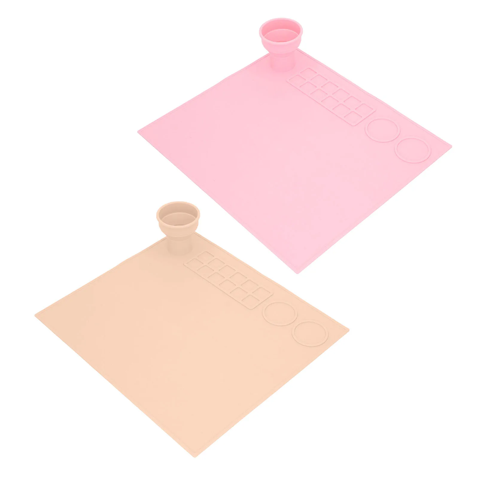 Thick Silicone Kids Paint Mat – Large, Non-Slip, Includes Cup