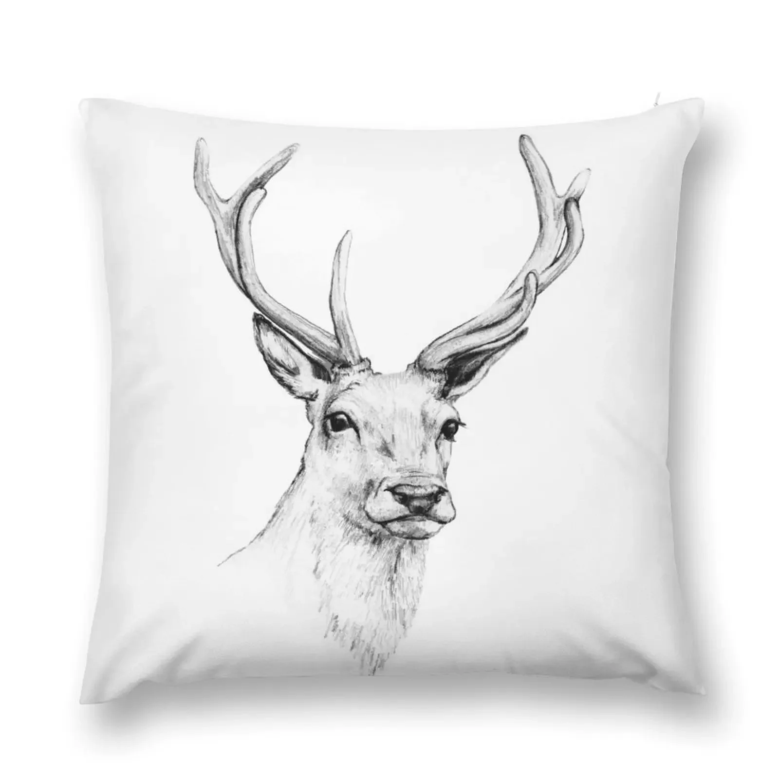 Deer Antlers Stag Head Throw Pillow Pillowcase Cushion Child Decorative pillowcase home decor items pillow