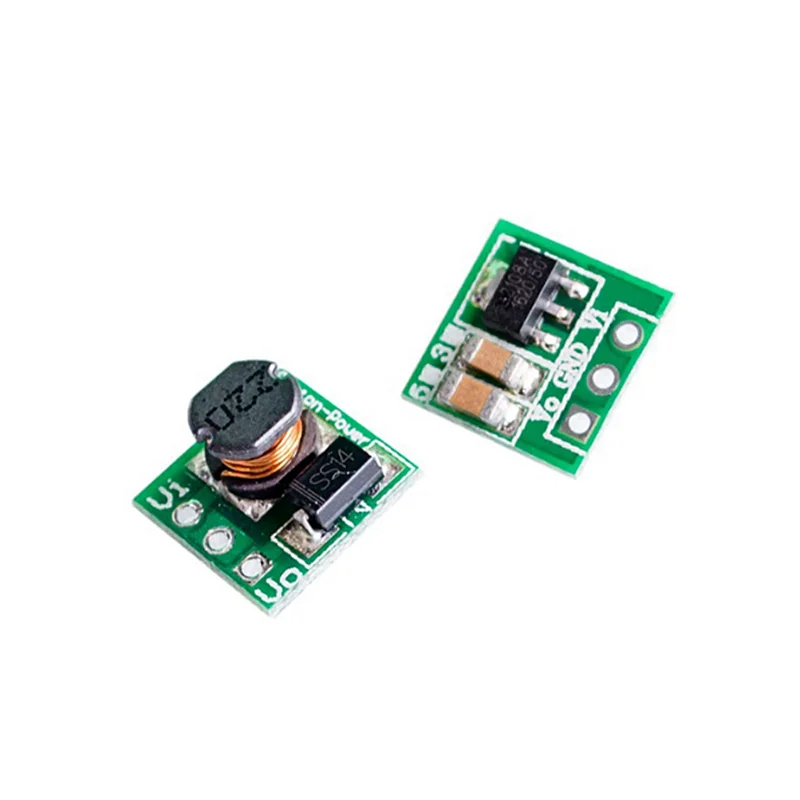 2PCS DC-DC Step-Up Power Module 1.5V 1.8V 2.5V 3V 3.3V 3.7V 4.2V To 5V Mini DC DC Boost Voltage Module 0.9-5V To 5V