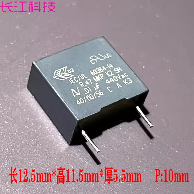 Capacitor de Filme de Segurança KEMET AV MKP R47 0.01uf 103 10nf 440v 1000v 1kv
