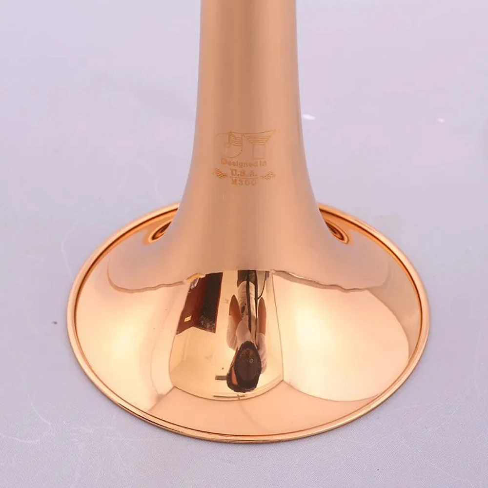 JYTR-M300G Trumpet B-flat Monel Se High Quality White Copper Tube Phosphor Copper Bell Mouth Double Support Reinforced Professio