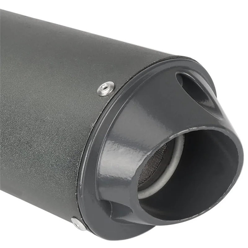 

A73X-38MM Gray Motorcycle Exhaust Muffler Escape Moto Tailpipe For 110 125 150CC Dirt Pit Bike ATV KAWASAKI