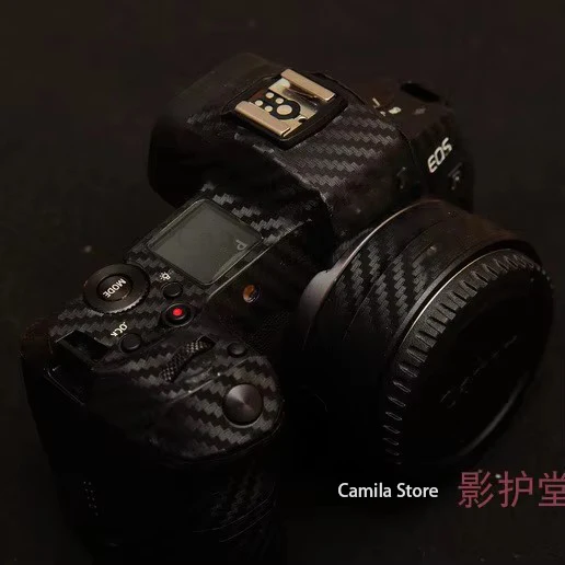 3M carbon fiber Premium Decal Skin For canon EOS R5 R6 EOSR RP R 200Dii Camera Skin Decal Protector Coat Wrap body Cover Case