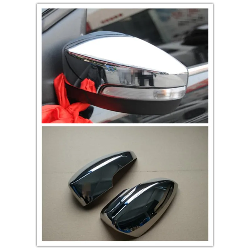 

Fit For Ford KUGA 2013 2014 2015 2016 2017 2018 2Pcs ABS Chromed Side Door Rearview Mirror Cover Trims Car Accessories