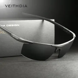 VEITHDIA Aluminum Magnesium Men's Sunglasses Polarized UV400 Coating Mirror Sun Glasses Outdoor Male Eyewear Accessories 6588