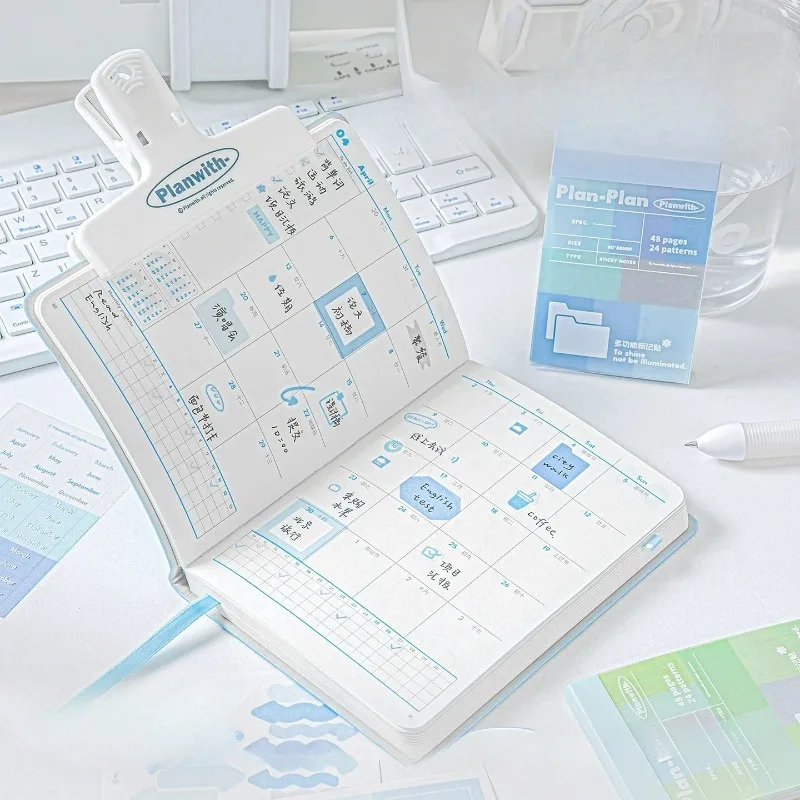 ملصقات ومذكرات متعددة الوظائف، ملاحظات، يوميات، قصاصات، علامات، ملصقات، قرطاسية مدرسية، مريحة وعملية