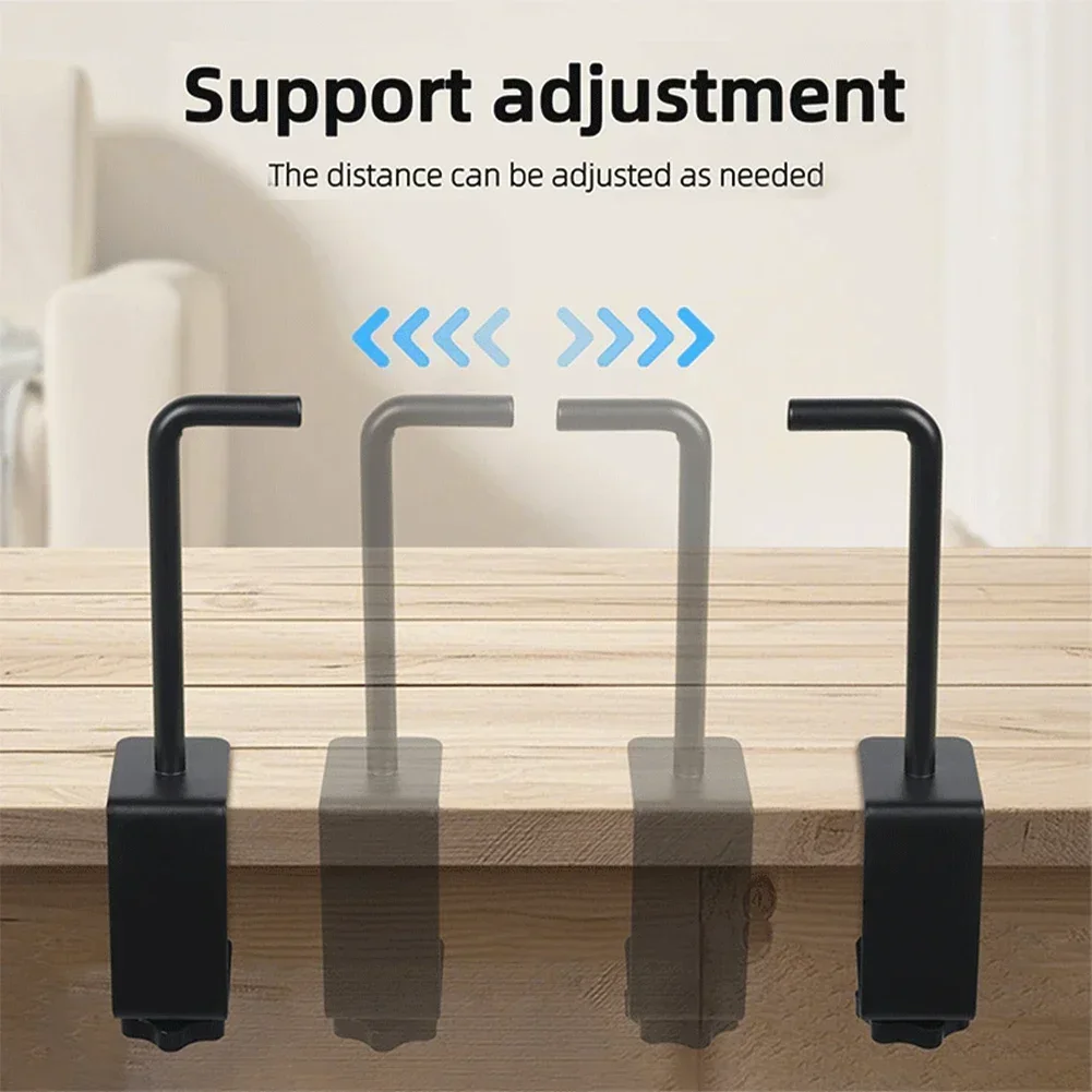 

1PC Craft Paper Roll Holder Tool Storage Rack Metal Craft Paper Roll Holder Adjustable Tabletop Paper Dispenser Bracket Parts