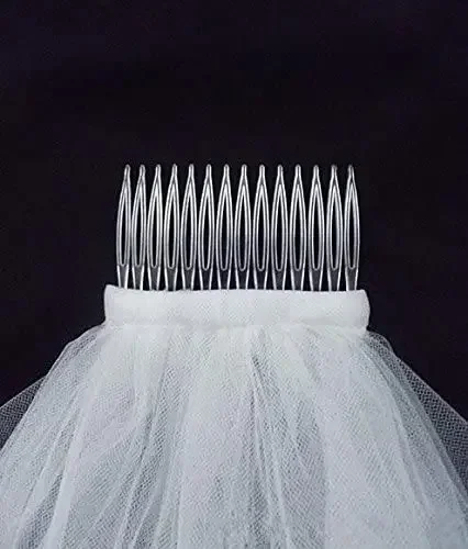 Velos de novia de marfil blanco con peine Accesorios de boda Velo de novia