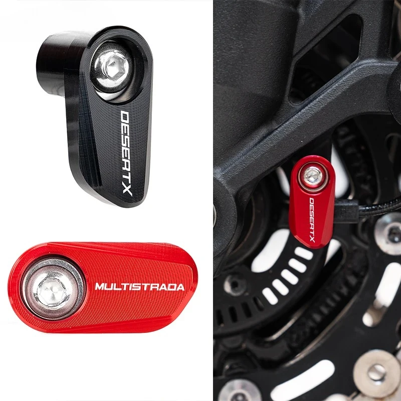 Motorcycle Aluminum Front Rear Wheel ABS Sensor Protection For Ducati Multistrada 1200S DesertX 1260 1260S 1200 1100 950 V2 V4S