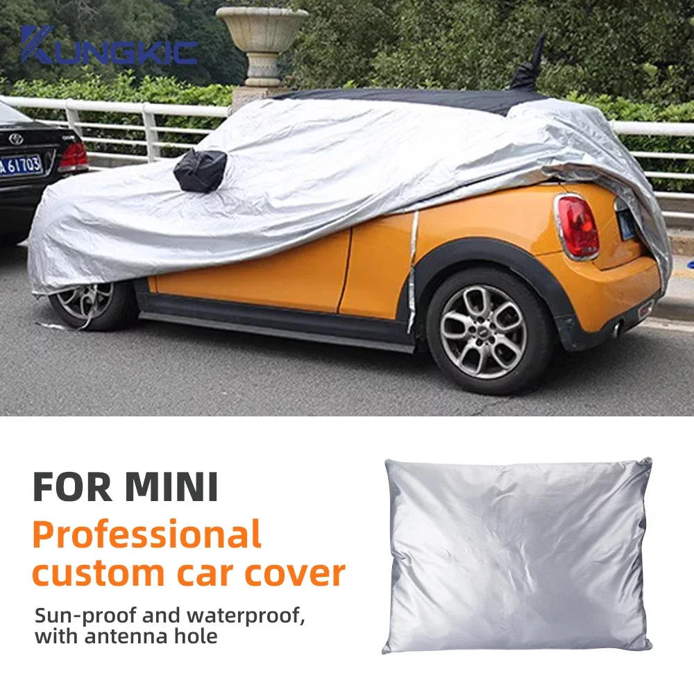 

Прочный полный чехол для автомобиля Mini Cooper S F54 F55 F56 F57 R60 F60 R50 R53 R56 R55 с защитой от УФ-излучения, дождя, снега и пыли